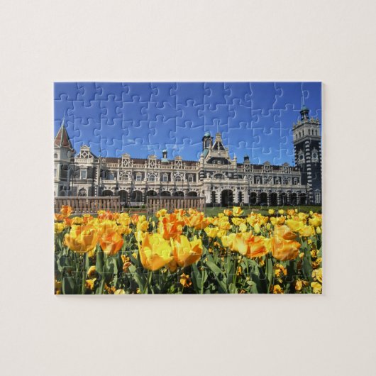 Treinstation van Dunedin Legpuzzel (Horizontaal)