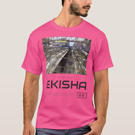 treinstation van japan t-shirt (Voorkant)