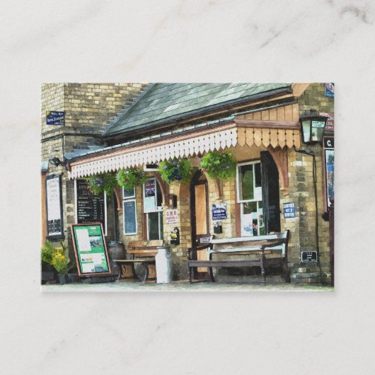 TREINSTATION VISITEKAARTJE (Voorkant)