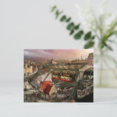 Treinstation - Wuppertal Suspension Railway 1913 Briefkaart (Staand voorkant)