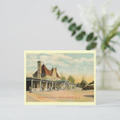 Treinstation, Zuid-Sinaasappel, Vintage van New Je Briefkaart (Staand voorkant)