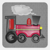 Treinsticker Vierkante Sticker (Voorkant)