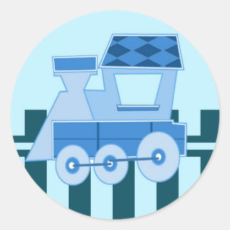 TreinStickers Ronde Sticker