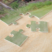 Treinstoomboardkunst voor treinlovers legpuzzel (Zijkant)