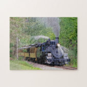 Treinstoomboardkunst voor treinlovers legpuzzel (Horizontaal)