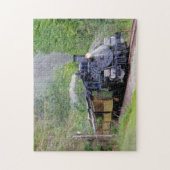 Treinstoomboardkunst voor treinlovers legpuzzel (Verticaal)