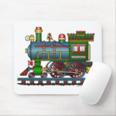 Treinstoommotor Choo Choo-Muismat Muismat (Met muis)