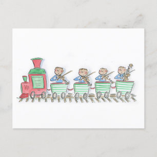 treinstrijkkwartet briefkaart