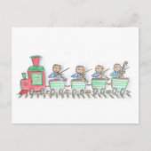 treinstrijkkwartet briefkaart (Voorkant)