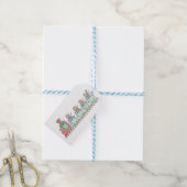 treinstrijkkwartet cadeaulabel (Met Touw)