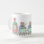 treinstrijkkwartet koffiemok (Voorkant links)