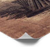  treintafdruk voor de ontkoppeling van meubelen poster (Hoek)