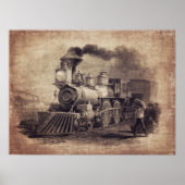  treintafdruk voor de ontkoppeling van meubelen poster (Voorkant)