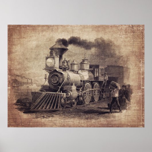 treintafdruk voor de ontkoppeling van meubelen poster (Voorkant)