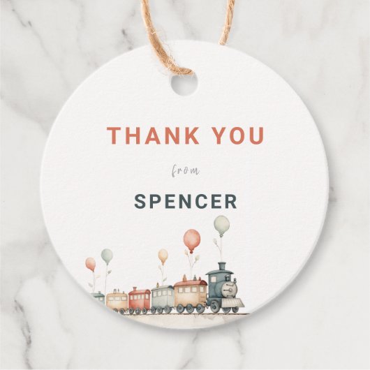  treinthema rond dank u Label (Voorkant)