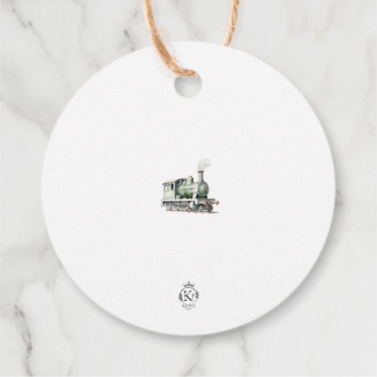 treinthema rond dank u Label (Achterkant)