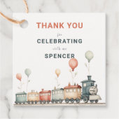 treinthema vierkant dank u Label (Voorkant)