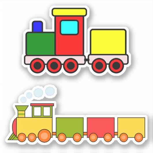 Treintjes Sticker (Voorkant)