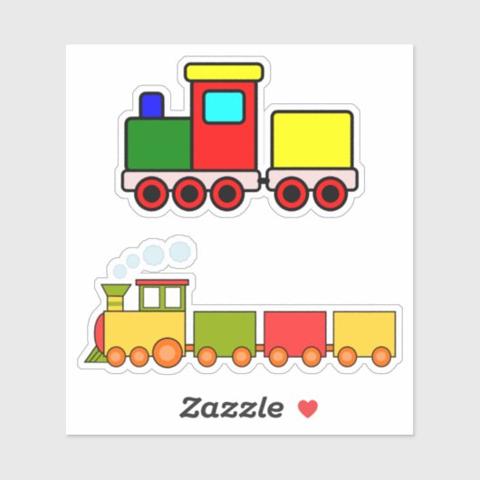 Treintjes Sticker (Vel)