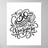 Treintona Pero Chingona Poster (Voorkant)