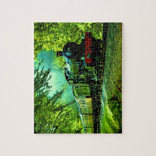 Treintractiemotor Legpuzzel (Verticaal)