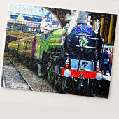 Treintractiemotor Legpuzzel