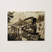 Treintractiemotor Legpuzzel (Horizontaal)