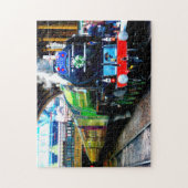 Treintractiemotor Legpuzzel (Verticaal)