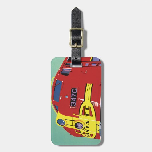 Treintrein Bagagelabel (Voorkant verticaal)