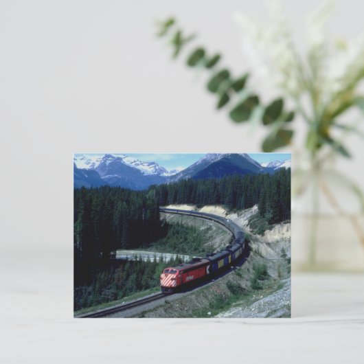 Treintrein Briefkaart (Staand voorkant)