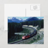 Treintrein Briefkaart (Voorkant / Achterkant)