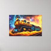 Treintrein Canvas Afdruk (Voorkant)