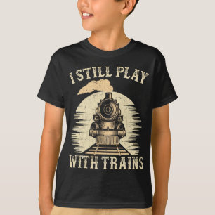 Treintrein Humor trein Trainspotter T-shirt