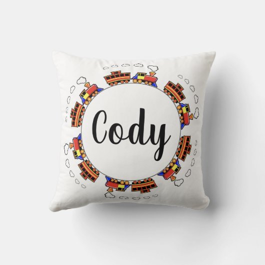 Treintrein Kussen (Achterkant)