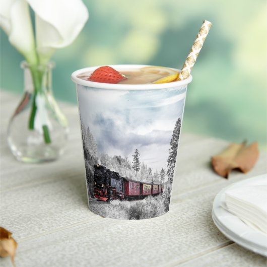 Treintrein Papieren Bekers (Insitu)