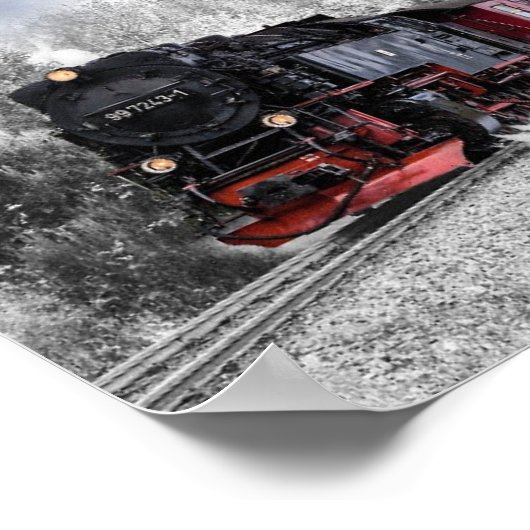 Treintrein Poster (Hoek)