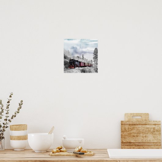 Treintrein Poster (Keuken)