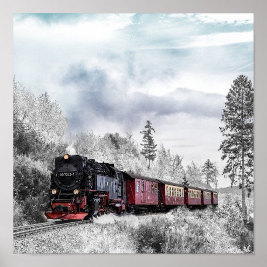 Treintrein Poster (Voorkant)