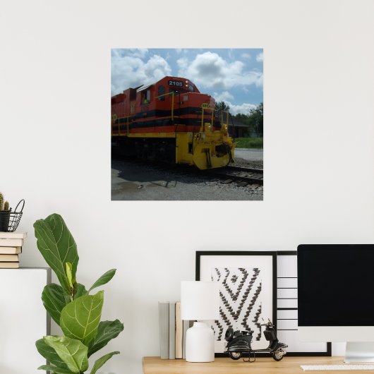 Treintrein Poster (Thuiskantoor)