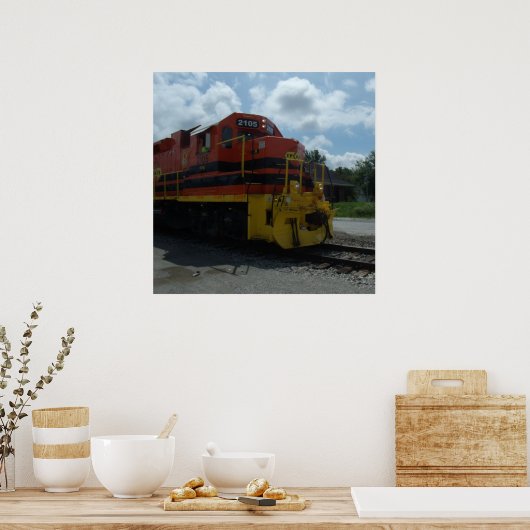 Treintrein Poster (Keuken)