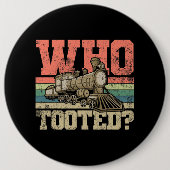 Treintrein Ronde Button 6,0 Cm (Voorkant)