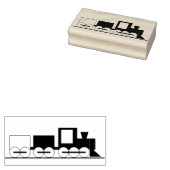 Treintrein Rubberstempel (Gestempeld)