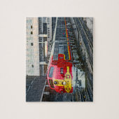 Treintrein Santa Fe Diesel-locomotief Legpuzzel (Verticaal)