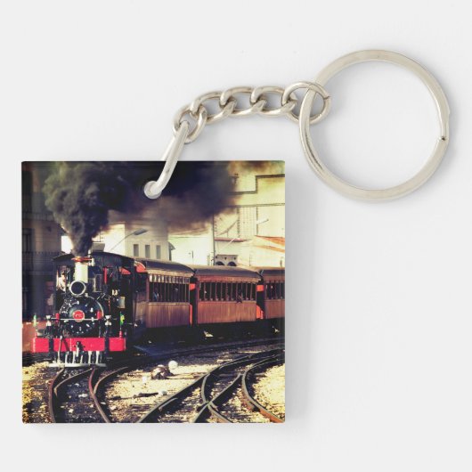 Treintrein Sleutelhanger (Achterkant)