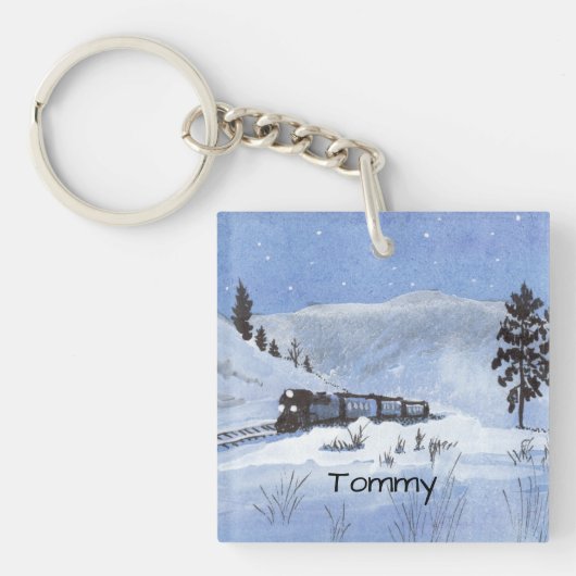 Treintrein Sleutelhanger (Voorkant)