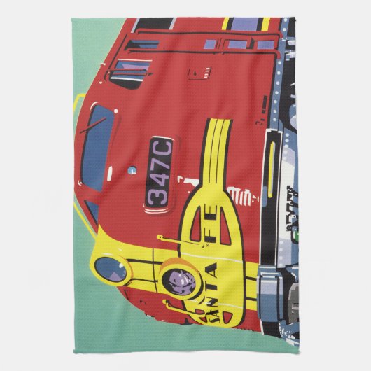 Treintrein Theedoek (Verticaal)