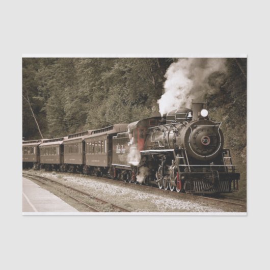 Treintrein Tissuepapier (Voorkant)