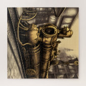 Treintrein van het trans-Siberisch Legpuzzel (Horizontaal)