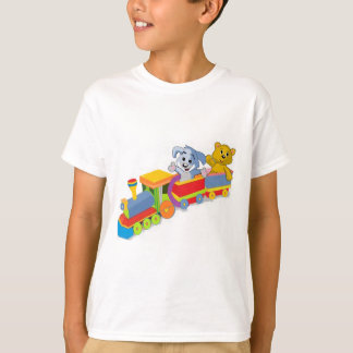 Treintrein van vele kleuren t-shirt