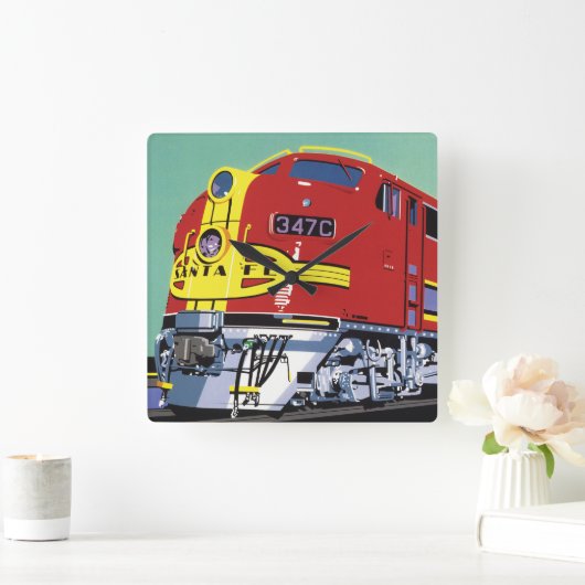 Treintrein Vierkante Klok (Huis)